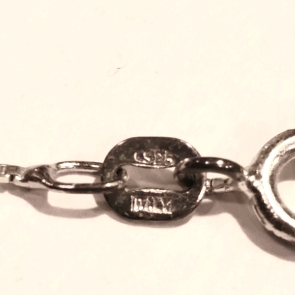 925 Sterling Silver Necklace Chain Cross Pendant - Picture 3 of 11